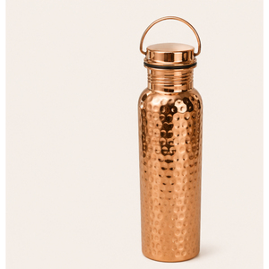 Premium Hammered Design Copper <b>Bottle</b> Eco-Friendly Sustainable Metal Water <b>Flask</b> Handmade Copperware Outdoor Travel <b>Bottle</b> - Product Image 4