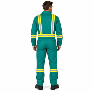 Overol de Poliéster al por Mayor de Fábrica, Ropa de Seguridad con Logotipo Personalizado OEM, Uniforme de Trabajo para Hombre, Overol de Trabajo - Product Image 4