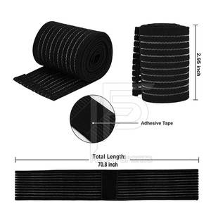 Bandes de genou élastiques robustes pour la gym, le fitness, l'entraînement et la musculation, avec logo personnalisé et conception de compression extensible - Product Image 5