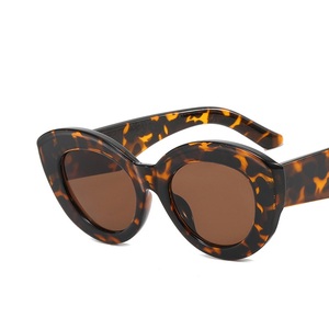 Lunettes de soleil œil de chat haute esthétique, design concave tendance, pour la photographie de rue, protection solaire - Product Image 6