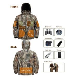 Premium Quality Breathable Winter Canvas Hunting Jacket for Men-Top Selling Wholesale Factory Price - Product Image 4