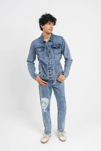 Breathable Casual Wear <b>for</b> Autumn Winter OEM Serviced With Cheap Price 2026 <b>Men's</b> Stylish Waterproof Denim <b>Jacket</b> Comfortable - Product Image 3