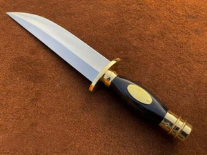 Couteau de chasse Viking D2 en acier forgé à la main, moderne, avec manche en corne, qualité DIY, OEM disponible - Product Image 5