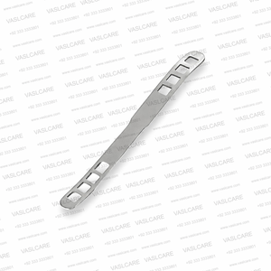 Espátula lingual fenestrada de doble punta Bruenings de 19 cm para otorrinolaringología, instrumento para la cavidad oral de Vaslcare - Product Image 5