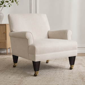 Pata de Mueble Trapezoidal de Madera Maciza con Rueda de Latón para Silla, Uso en Oficina y Hogar, Fácil Instalación, Pata de Sofá de Madera Maciza - Product Image 3
