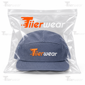 Gorra Trucker Tiiierwear Azul de 5 Paneles, 100% Algodón, Logotipo Bordado en la Parte Delantera, Gorra Snapback Casual al por Mayor para Hombre - Product Image 6