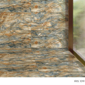 Azulejo de Porcelana Iris de Diseño, 600x1200, Formato Grande, Superficie con Efecto Cristal Premium, para Paredes y Pisos, Uso en Interiores y Exteriores - Product Image 1