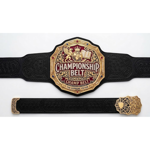 Ceintures de championnat personnalisées, prix d'usine OEM ODM, logo personnalisé de haute qualité, finition durable et premium, fabricant - Product Image 1