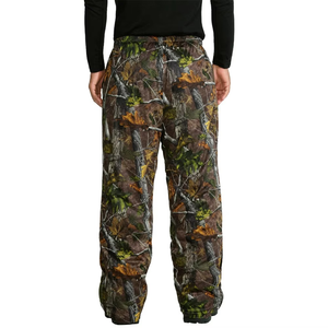 GRACE <b>SIGN</b> Unisex Winter Hunting Pants Camouflage Print Soft <b>Shell</b> Multi-Pocket Wear-Resistant Straight - Product Image 4