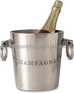 Seau à glace et refroidisseur à vin en acier inoxydable pour camping, fêtes intérieures/extérieures, bars, restaurants - Écologique, capacité 5L - Product Image 5