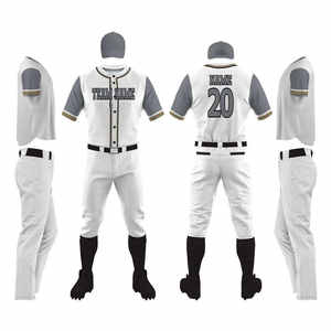 Diseña tu propio uniforme de béisbol y softbol con el mejor material, servicios OEM, uniformes de béisbol para hombres - Product Image 1