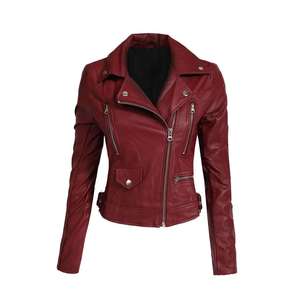 Vestes en cuir pour femmes de qualité supérieure, écologiques, légères, très vendues, vêtements d'hiver personnalisés, veste en cuir pour femmes - Product Image 1