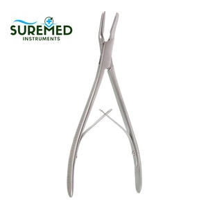 คีมตัดกระดูกสแตนเลสแบบโค้ง สำหรับเครื่องมือผ่าตัดกระดูก ใช้งานด้วยมืออย่างแม่นยำ - Product Image 1
