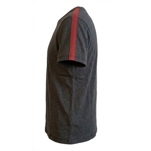 Wholesale Custom Logo Grey High Men O-neck Shirts High Selling Articles Quality <b>100</b>% Cotton <b>Polyester</b> Streetwear Breathable Man - Product Image 3