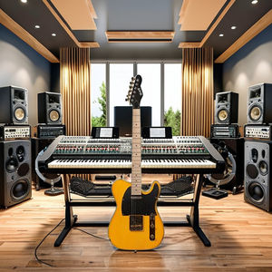 Guitarra Eléctrica Slick Guitar SL55KM, Color Butterscotch Envejecido, Pastillas Dobles de Bobina Simple, Diapasón de Arce, cop2 - Product Image 1