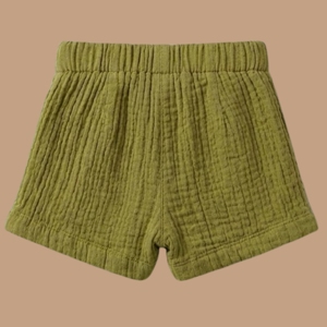 Conjunto de Muselina Orgánica Palm Breezy para Cuna de Bebé y Camisa Oversize con Estampado de Caramelos y Pantalones Cortos para 0-6 Meses 0-3 Meses Verano - Product Image 5