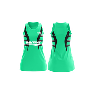 Jersey de Netball para Pedidos al por Mayor |   Uniforme de Netball Sublimado con Logotipo, Nombre y Número del Equipo |   Poliéster Transpirable - Product Image 6