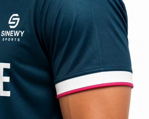 SINEWY SPORTS Custom <b>Soccer</b> Jersey Short Sleeve V-Neck Moisture Wicking Polyester Team Name Number Adult Unisex All Seasons - Product Image 5