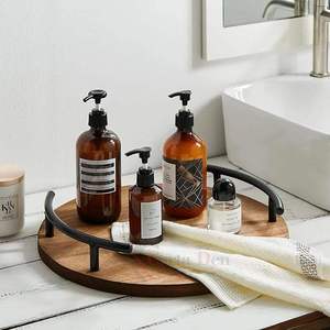 Plateau de service élégant en bois fait main pour la cuisine, idéal pour les fruits, les collations, le petit-déjeuner, les desserts et la présentation de table à prix avantageux - Product Image 2