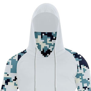 Camisa de Pesca con Capucha para Hombre, Transpirable, de Secado Rápido, con Estampado Digital, Protección UV, de Spandex y Poliéster, Manga Larga - Product Image 3