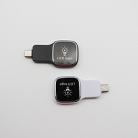 Led logo teléfono móvil memoria USB Micro USB 4GB 8GB 16GB 32GB 64GB tipo C unidad flash para teléfono