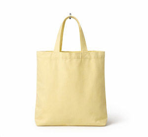 Yellow <b>Canvas</b> <b>Tote</b> Bag Medium Size Shoulder Handle baby Shopping Bag for Daily Use - Product Image 3