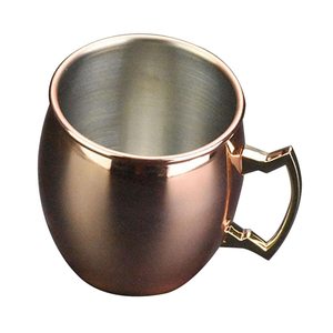 Taza de Cobre Reutilizable Ecológica de Alta Calidad para Moscow Mule, Capacidad de 400 ml, con Asa, para Cerveza, Fiestas de Halloween y Navidad - Product Image 1