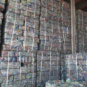 Bales de canettes de boissons pressées et nettoyées contenant des déchets d'aluminium UBC, prêtes pour l'expédition en vrac avec emballage d'exportation sécurisé en vrac - Product Image 6