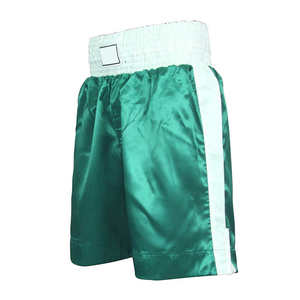 Shorts de boxe MMA en satin de soie de haute qualité avec impression de logo personnalisée extensible pour vêtements de sport OEM - Product Image 2
