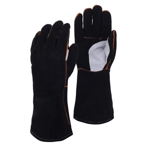 Gants de soudage en cuir de vachette renforcé, résistants à l'abrasion, pour la protection des mains en milieu industriel, gants de barbecue - Product Image 1
