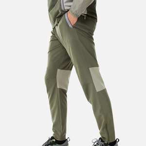 Ensemble de survêtement léger en nylon imperméable et coupe-vent pour homme, idéal pour l'été, motif uni - Product Image 3