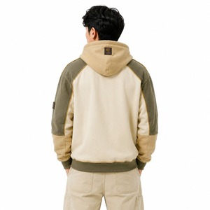 Top Quality Men <b>Vintage</b> Zip Hoodie <b>Oversized</b> Heavyweight <b>Sweatshirt</b> For Casual Fashion And Daily Comfort - Product Image 4
