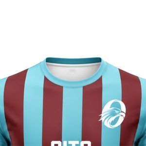 Ensemble de handball Teal Maroon pour hommes, maillot et short, uniforme d'équipe sportive professionnelle, vêtements de sport légers et respirants - Product Image 4