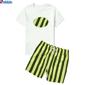 Comfortable and Breathable Unisex Outfit Polyester Shorts <b>Set</b> New Summer Collection Customized Trade Men's Plus Size Jogger <b>Set</b> - Product Image 3