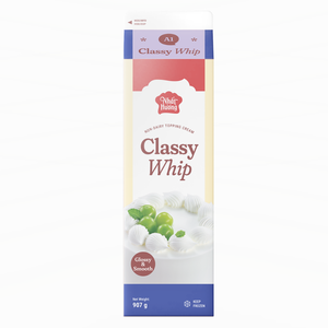Crème de garniture non laitière HALAL Classy Whip 907G pour pâtisseries et décorations de gâteaux, gamme variée de desserts, OEM/ODM, commerce extérieur - Product Image 1