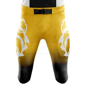 Vêtements de sport, uniforme de football américain imprimé en couleur unie, séchage rapide, sur mesure, 100% polyester - Product Image 6