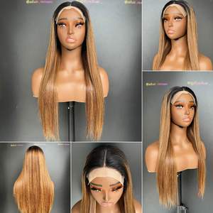Vendeur 100% Perruque de cheveux Remy vietnamiens bruts HD pour les extensions de prêt à porter avec dentelle frontale en os - Product Image 6