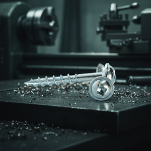 Tornillo para Madera de Cabeza Pan, Métrico/Pulgadas, Autorroscante, de Acero al Carbono/Acero Inoxidable, Chapado en Zinc/Níquel, Rosca Gruesa, Clase 4 - Product Image 1