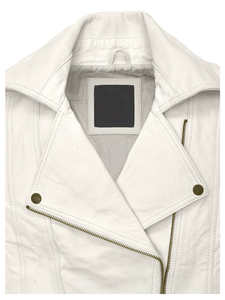 Chaqueta de Cuero Clásica para Mujer, Piel de Oveja Genuina, Ligera, Ecológica, Chaqueta de Moda para Invierno - Product Image 5