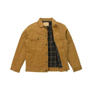 Veste de travail en toile durable de style industriel, en coton de qualité supérieure, avec plusieurs poches et impression de logo - Product Image 3