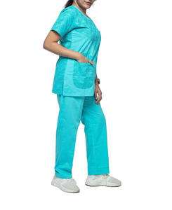High Quality Custom Medical Scrubs Uniforms Set <b>Nurses</b> Hospital Salon Spa Unisex Jumpsuit Cargo Scrubs Polyester Spandex Summer - Product Image 2