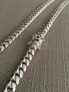 Solid Alloy <b>Silver</b> Plated Rope Chain Necklace IGI Certified Handmade Fashion Jewelry - Product Image 2