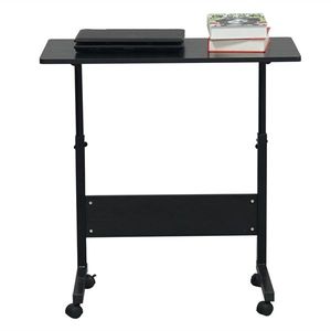 <b>Black</b> Removable P2 15MM Chipboard and Steel <b>Console</b> Table with Side Tables - Product Image 2