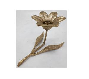 Venta al por mayor de aluminio para el hogar y la boda decorativo estilo clásico de color dorado de metal soporte de vela para la decoración de la Mesa - Product Image 2