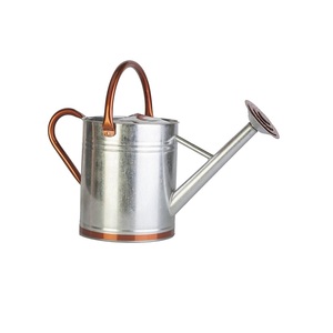 <b>Vintage</b> Metal <b>Watering</b> <b>Can</b> with Copper Finish Handle Decorative Garden <b>Watering</b> Pot for Indoor Outdoor Plants - Product Image 1
