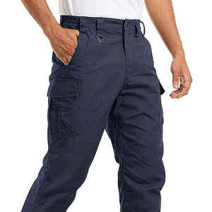 High Quality Men <b>Cargo</b> Pants Multi Pocket Tactical <b>Work</b> Trousers Casual Cotton <b>Cargo</b> Pants for Men OEM Custom Logo - Product Image 4