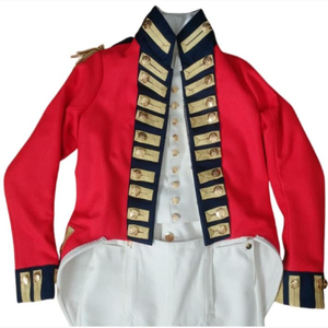 M Afzal Products Highest Quality Winter Outdoor Napoleonic 100% Wool Drummer <b>Coat</b> with Real Fox Fur Trim for <b>Men</b> - Product Image 1