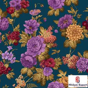 Custom Digital Printed Polyester Fabric Manufacturer for Dresses Garments Home Textiles Lightweight Soft Material - Product Image 4