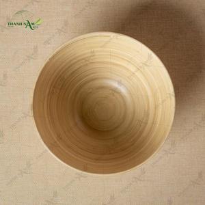 ชุดชามไม้ไผ่แบบคลาสสิก เป็นมิตรกับสิ่งแวดล้อม ใช้แล้วทิ้ง พร้อมสีที่กำหนดเอง สำหรับงานเลี้ยงที่บ้านและรับประทานอาหาร จากโรงงานในเวียดนาม - Product Image 3