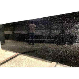 Granito de galaxia negra India pulido de alta calidad Diseño moderno cortado a medida al mejor precio para villas y proyectos de lujo - Product Image 5